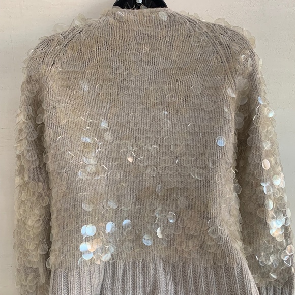 J Crew wool and cashmere sequined sweater - Picture 2 of 5